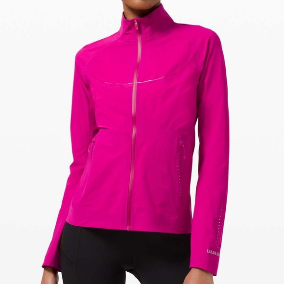 Lululemon Fast And Free Windbreaker Ripened Raspberry 6 - Picture 1 of 4